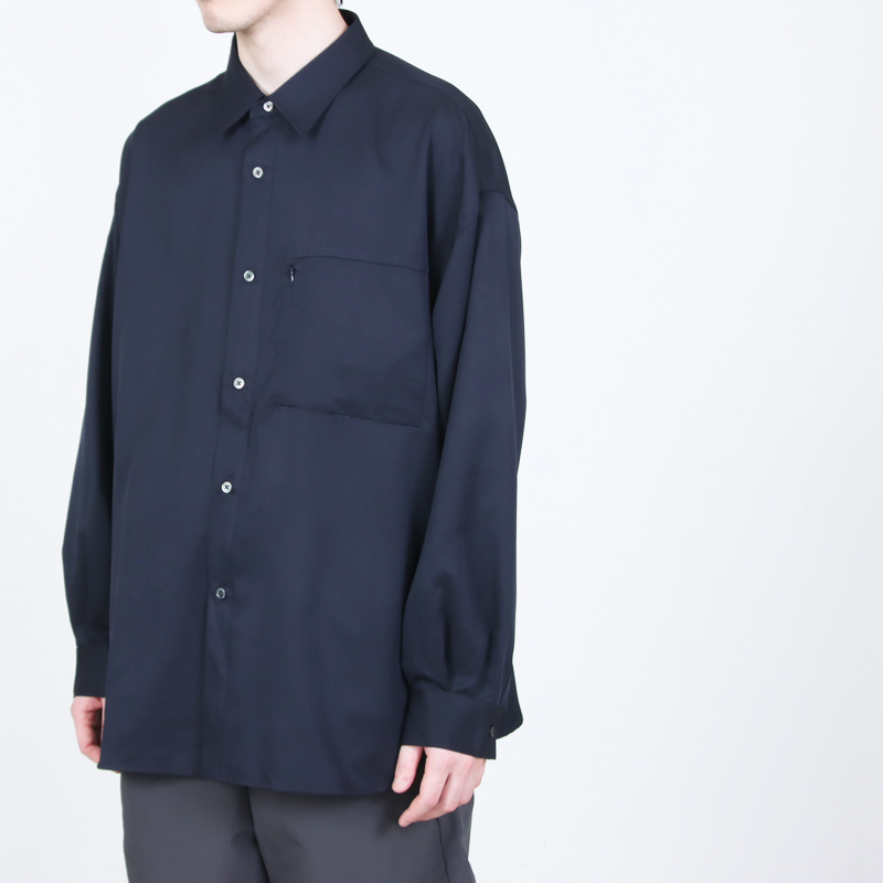 Fresh Service(�ե�å��奵���ӥ�) COOLFIBER UTILITY REGULAR COLLAR SHIRT