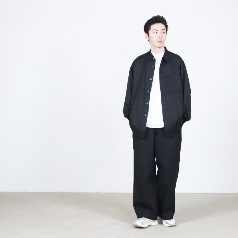 Fresh Service(�ե�å��奵���ӥ�) COOLFIBER UTILITY REGULAR COLLAR SHIRT