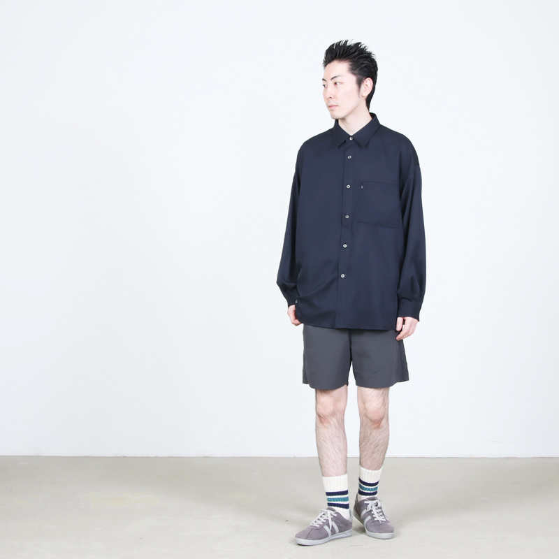 Fresh Service(�ե�å��奵���ӥ�) COOLFIBER UTILITY REGULAR COLLAR SHIRT