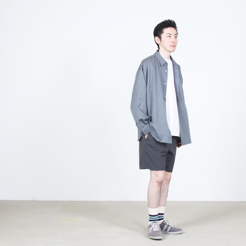 Fresh Service(�ե�å��奵���ӥ�) COOLFIBER UTILITY REGULAR COLLAR SHIRT