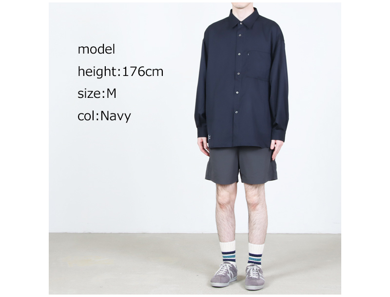 Fresh Service(�ե�å��奵���ӥ�) COOLFIBER UTILITY REGULAR COLLAR SHIRT