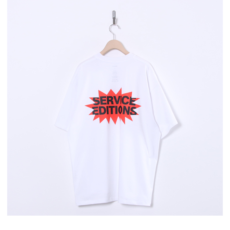Fresh Service(�ե�å��奵���ӥ�) FRIEND EDITIONS CORPORATE S/S TEE BLAST LOGO