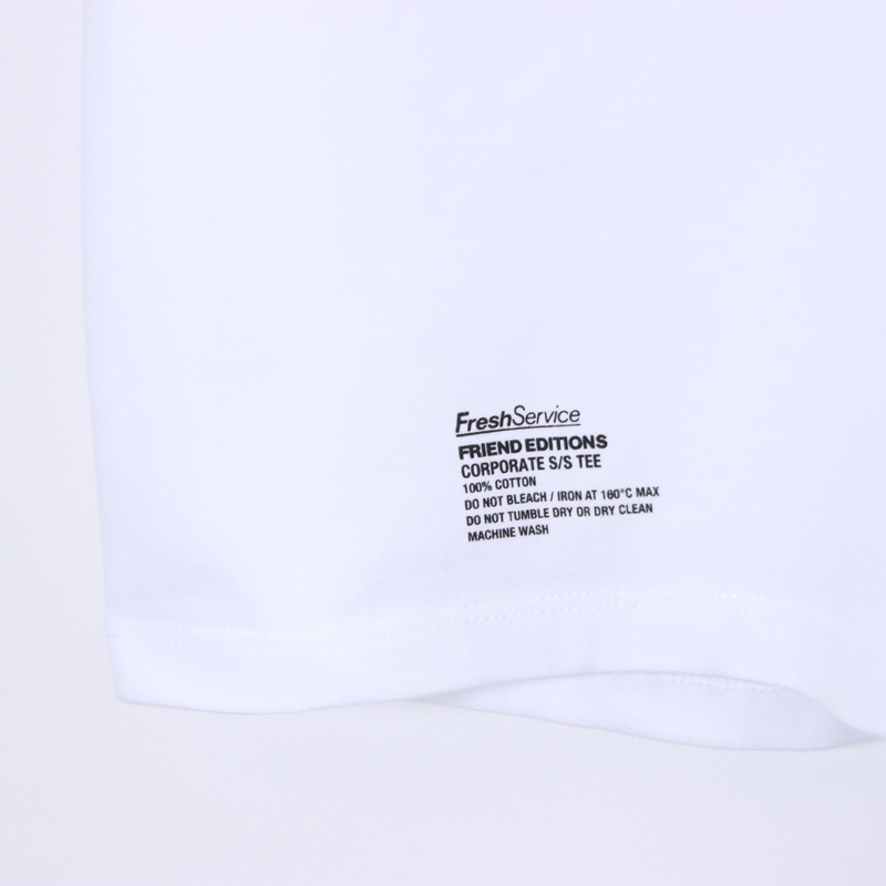 Fresh Service(�ե�å��奵���ӥ�) FRIEND EDITIONS CORPORATE S/S TEE BLAST LOGO