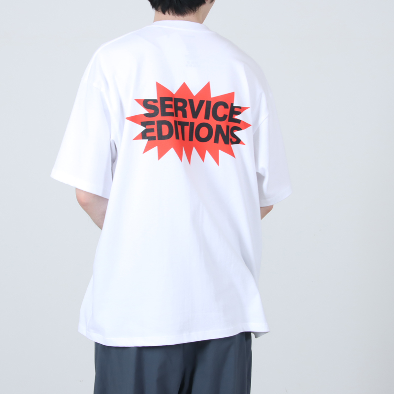 Fresh Service(�ե�å��奵���ӥ�) FRIEND EDITIONS CORPORATE S/S TEE BLAST LOGO
