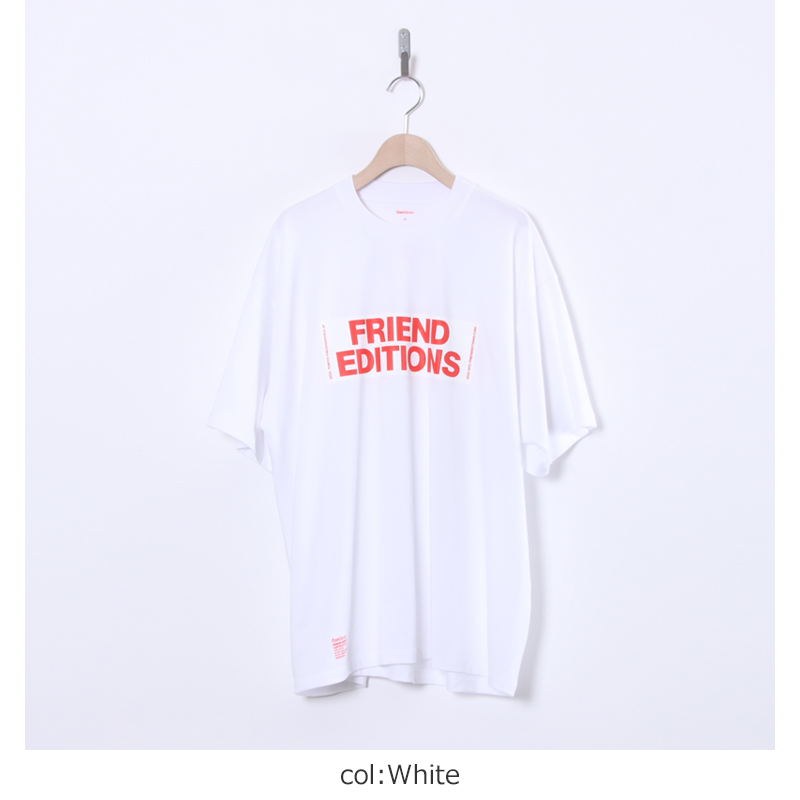 Fresh Service(�ե�å��奵���ӥ�) FRIEND EDITIONS CORPORATE S/S TEE STICKER