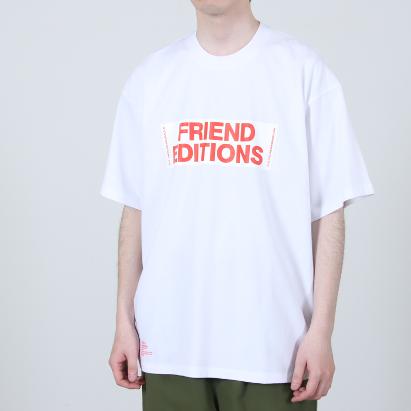 Fresh Service(�ե�å��奵���ӥ�) FRIEND EDITIONS CORPORATE S/S TEE STICKER