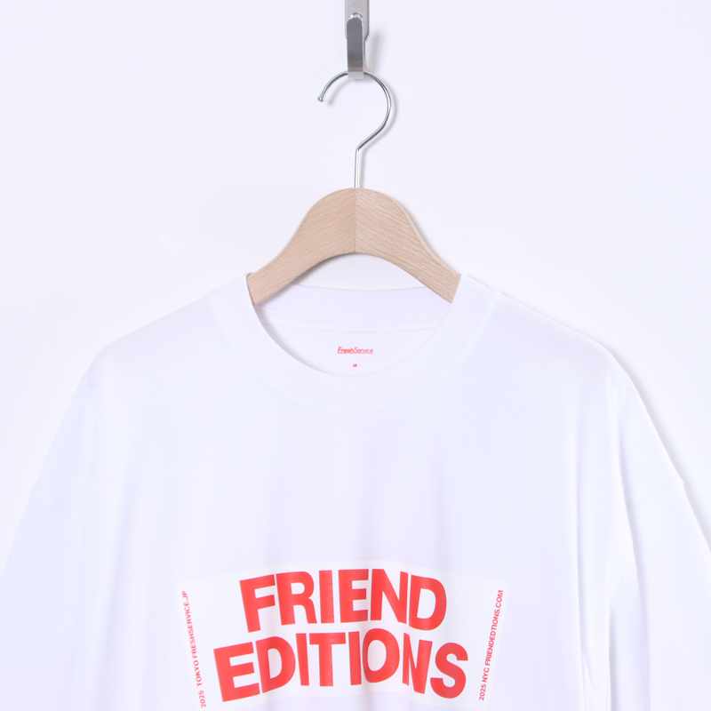 Fresh Service(�ե�å��奵���ӥ�) FRIEND EDITIONS CORPORATE S/S TEE STICKER