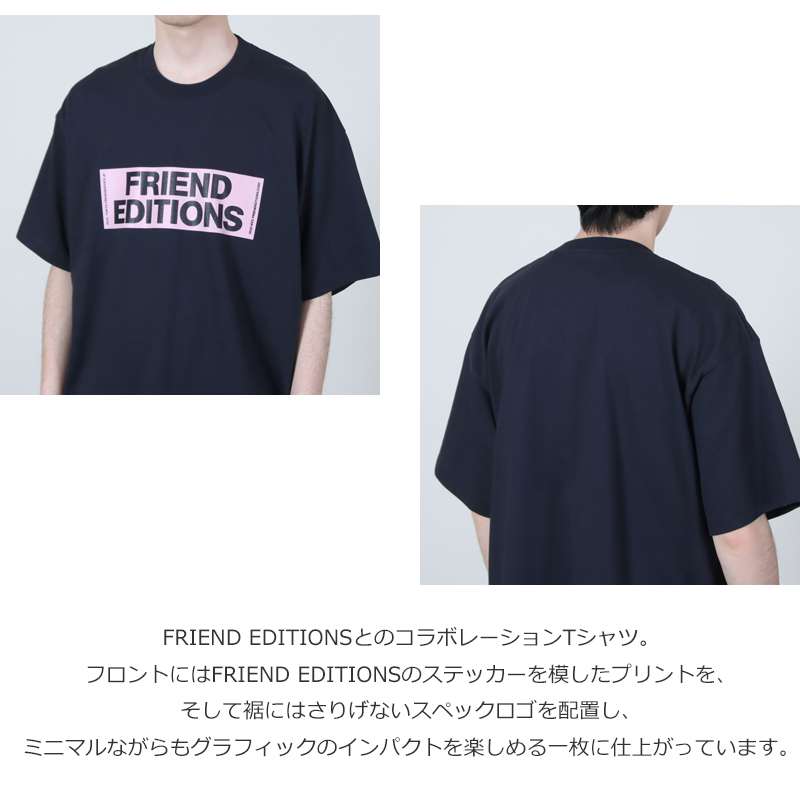 Fresh Service(�ե�å��奵���ӥ�) FRIEND EDITIONS CORPORATE S/S TEE STICKER