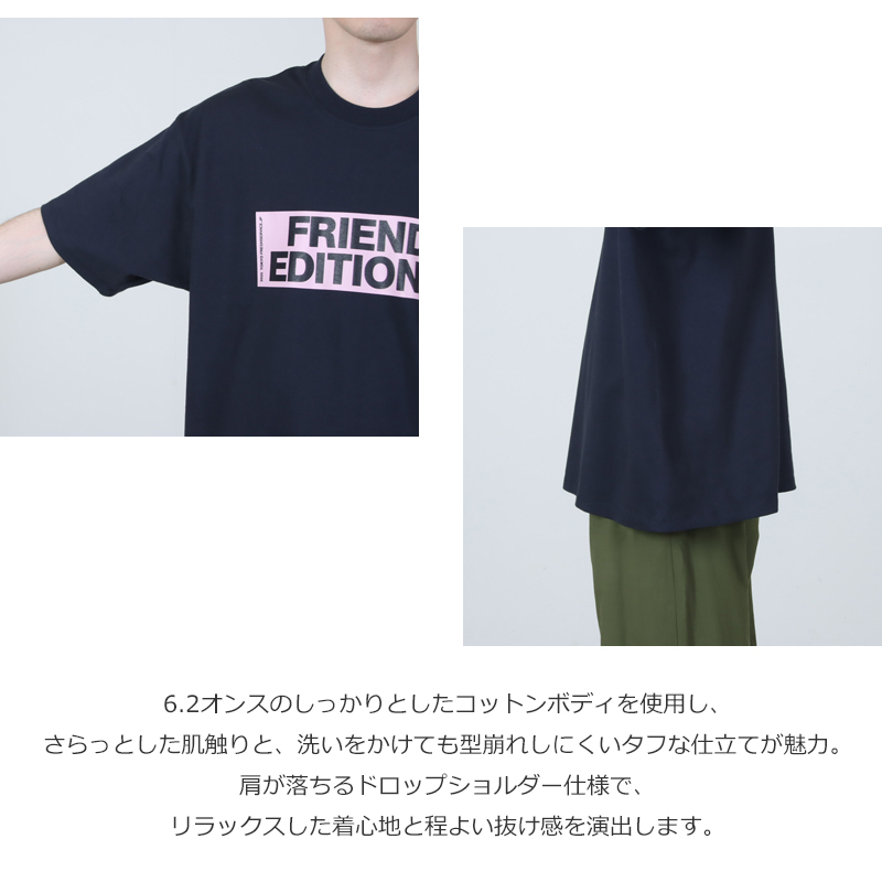 Fresh Service(�ե�å��奵���ӥ�) FRIEND EDITIONS CORPORATE S/S TEE STICKER