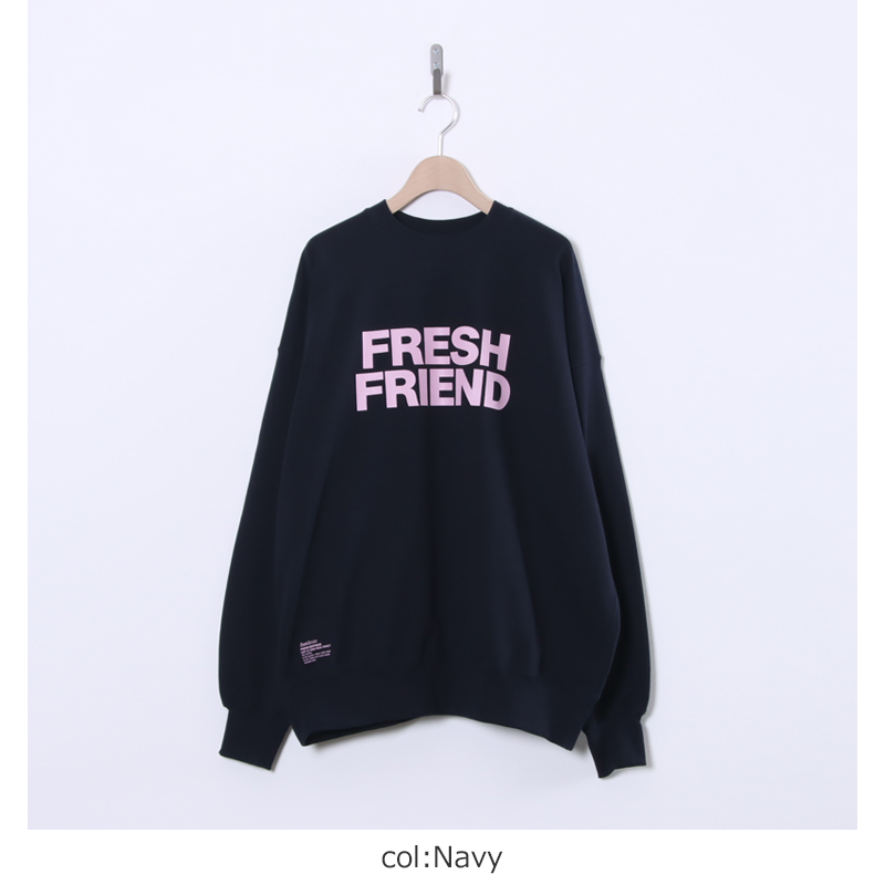 Fresh Service(�ե�å��奵���ӥ�) FRIEND EDITIONS LIGHT OZ CREW NECK SWEATER