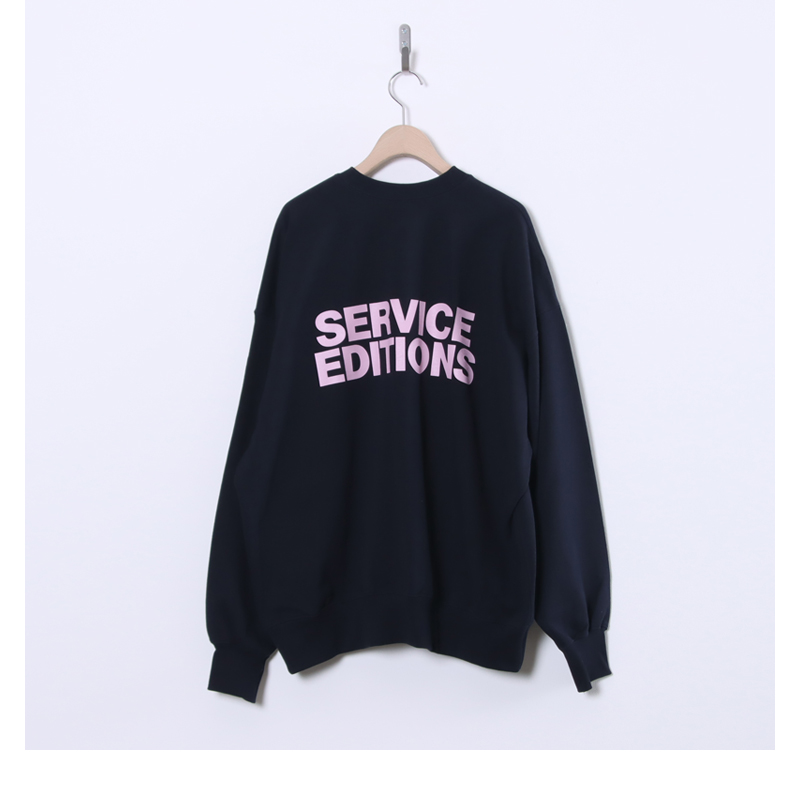 Fresh Service(�ե�å��奵���ӥ�) FRIEND EDITIONS LIGHT OZ CREW NECK SWEATER