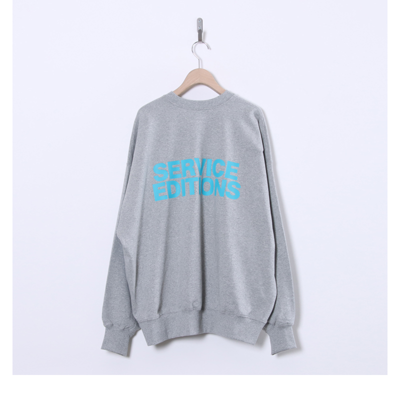 Fresh Service(�ե�å��奵���ӥ�) FRIEND EDITIONS LIGHT OZ CREW NECK SWEATER