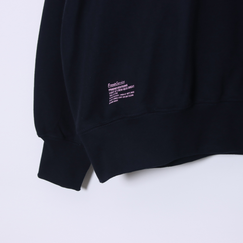 Fresh Service(�ե�å��奵���ӥ�) FRIEND EDITIONS LIGHT OZ CREW NECK SWEATER