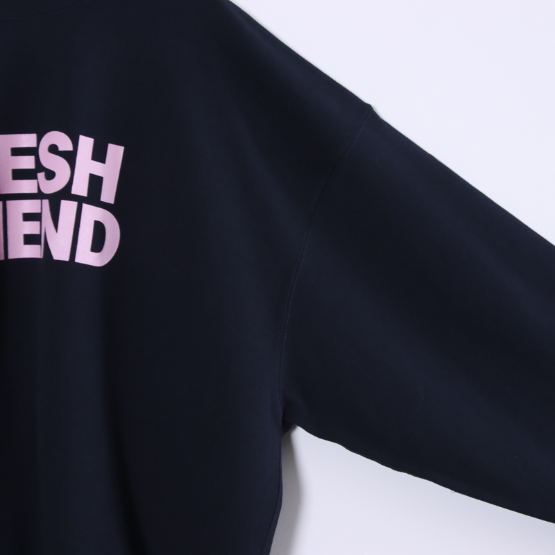 Fresh Service(�ե�å��奵���ӥ�) FRIEND EDITIONS LIGHT OZ CREW NECK SWEATER