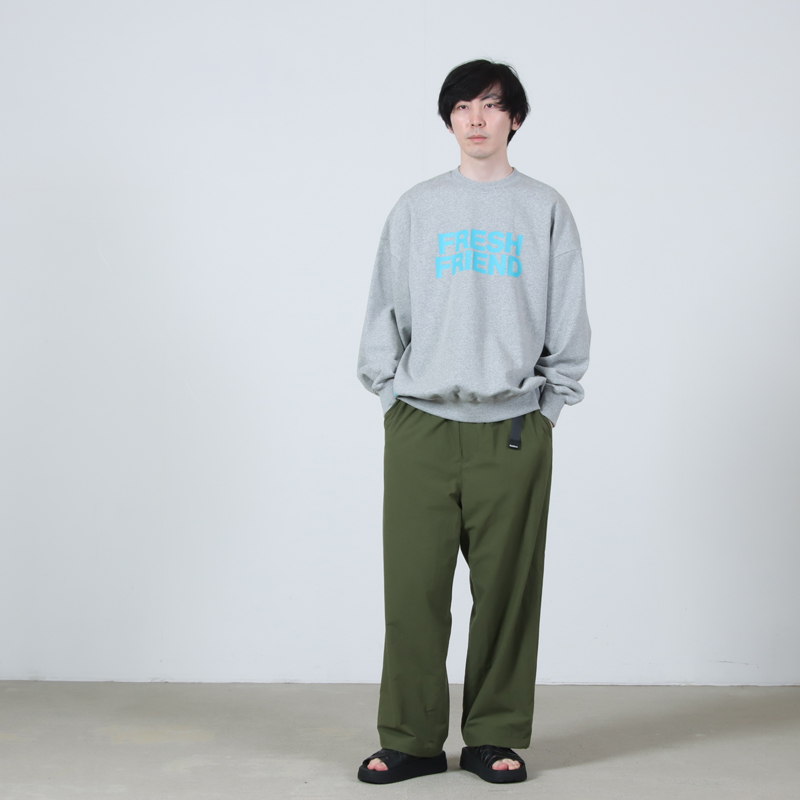 Fresh Service(�ե�å��奵���ӥ�) FRIEND EDITIONS LIGHT OZ CREW NECK SWEATER