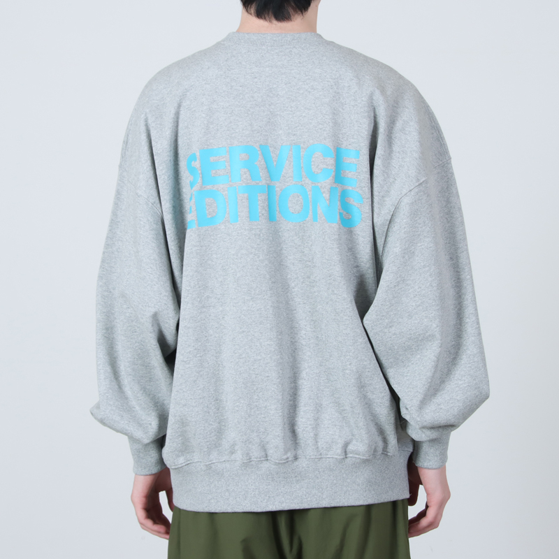 Fresh Service(�ե�å��奵���ӥ�) FRIEND EDITIONS LIGHT OZ CREW NECK SWEATER
