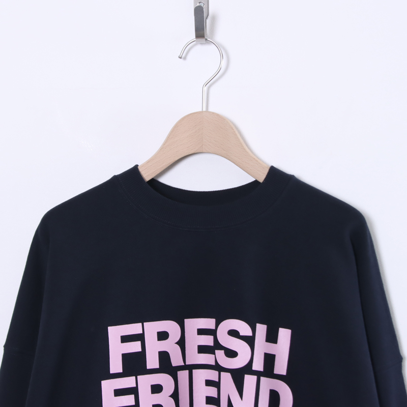 Fresh Service(�ե�å��奵���ӥ�) FRIEND EDITIONS LIGHT OZ CREW NECK SWEATER