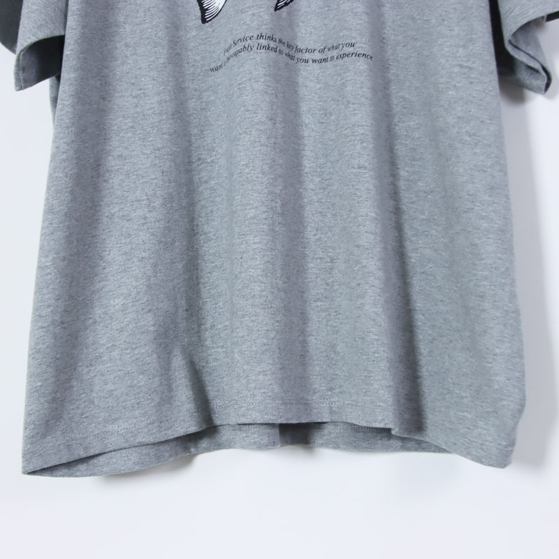 Fresh Service(�ե�å��奵���ӥ�) CORPORATE PRINTED S/S TEE ��FISH��