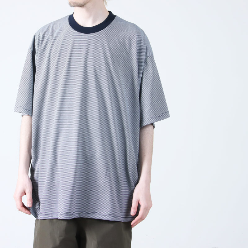 Fresh Service (フレッシュサービス) MICRO BORDER S/S TEE / マイクロ