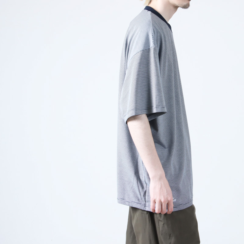 Fresh Service(�ե�å��奵���ӥ�) MICRO BORDER S/S TEE