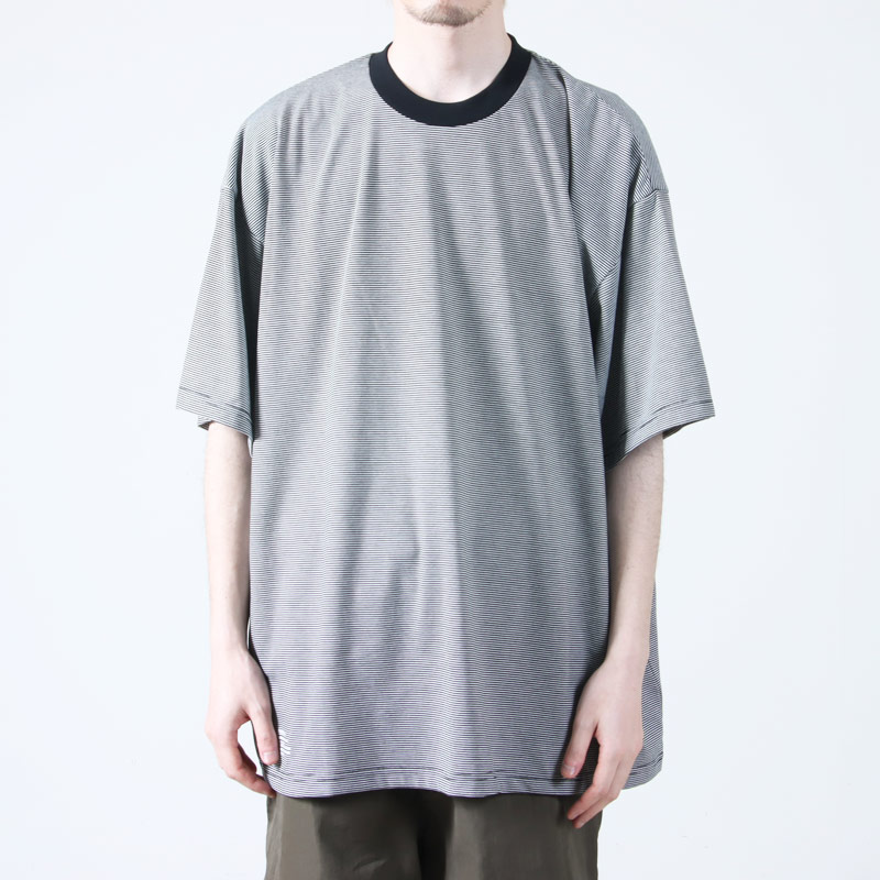 Fresh Service(�ե�å��奵���ӥ�) MICRO BORDER S/S TEE