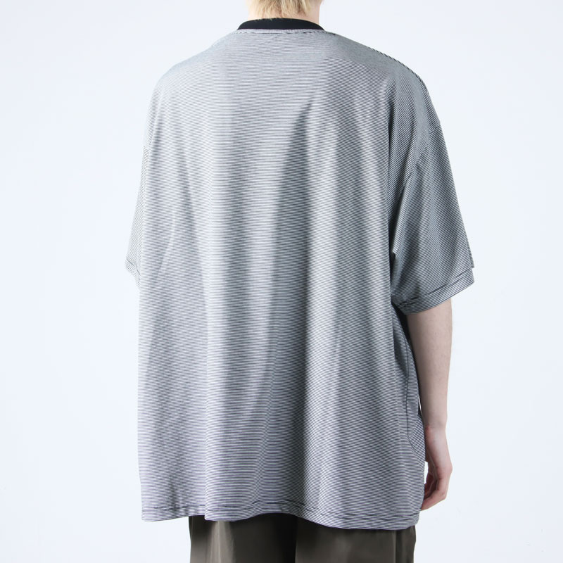 Fresh Service(�ե�å��奵���ӥ�) MICRO BORDER S/S TEE