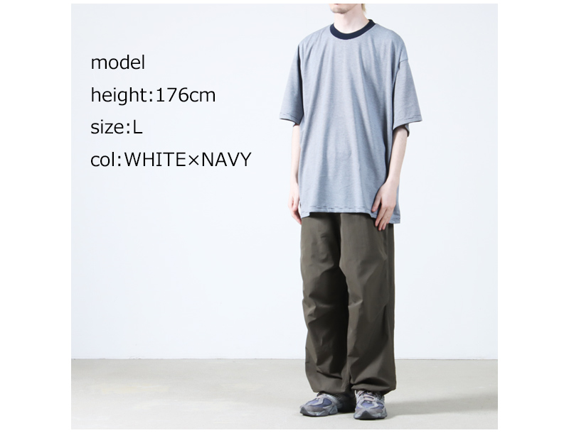 Fresh Service(�ե�å��奵���ӥ�) MICRO BORDER S/S TEE