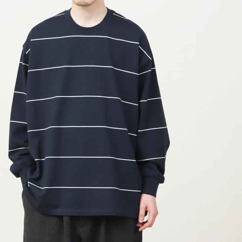 Fresh Service (フレッシュサービス) PIN BORDER L/S TEE / ピン