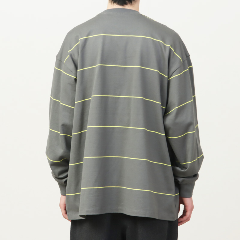Fresh Service (フレッシュサービス) PIN BORDER L/S TEE / ピン