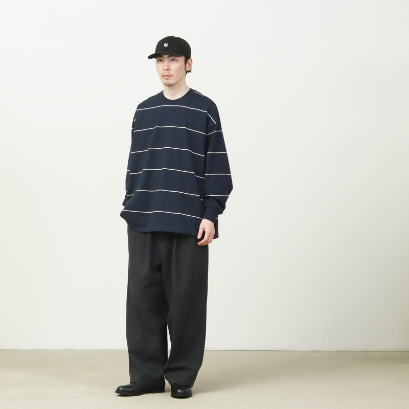 Fresh Service (フレッシュサービス) PIN BORDER L/S TEE / ピン