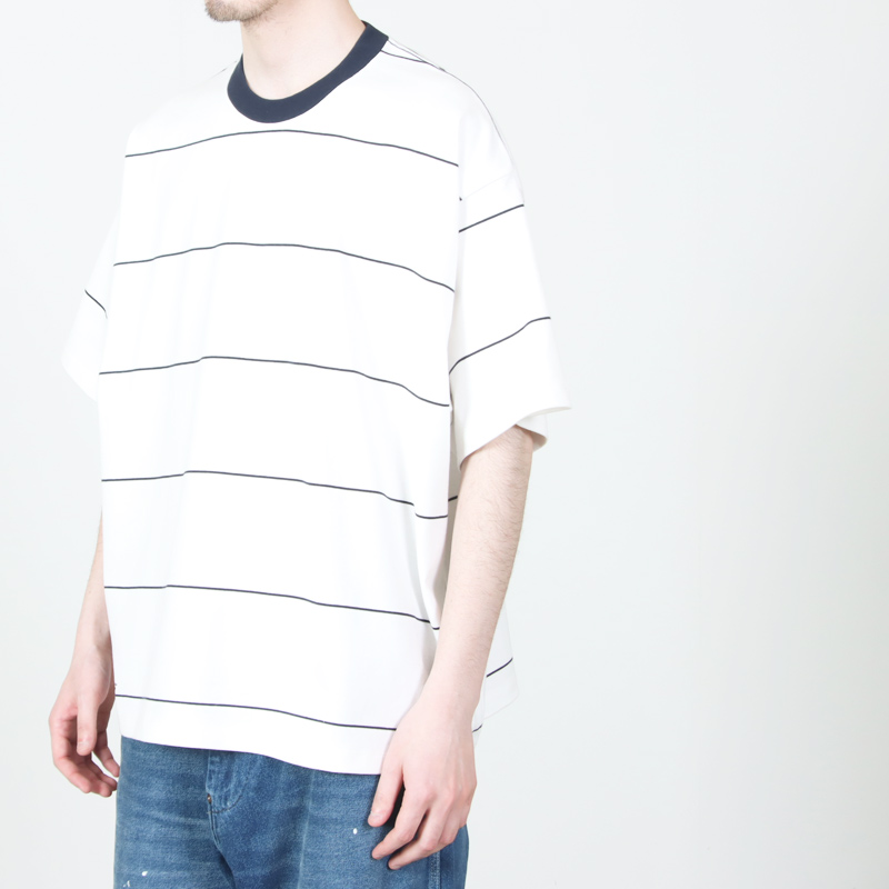 Fresh Service(�ե�å��奵���ӥ�) PIN BORDER S/S TEE