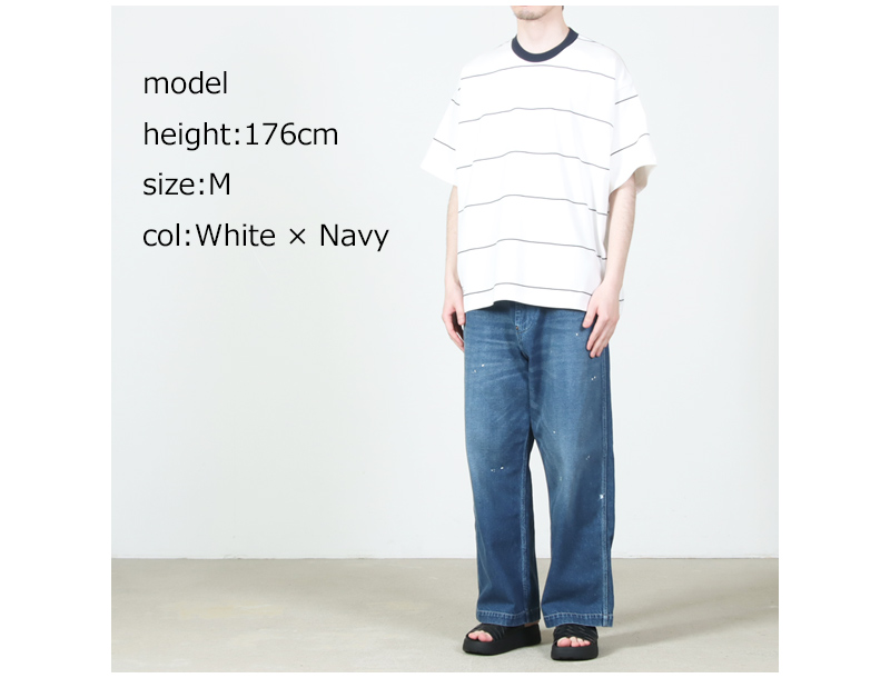 Fresh Service(�ե�å��奵���ӥ�) PIN BORDER S/S TEE