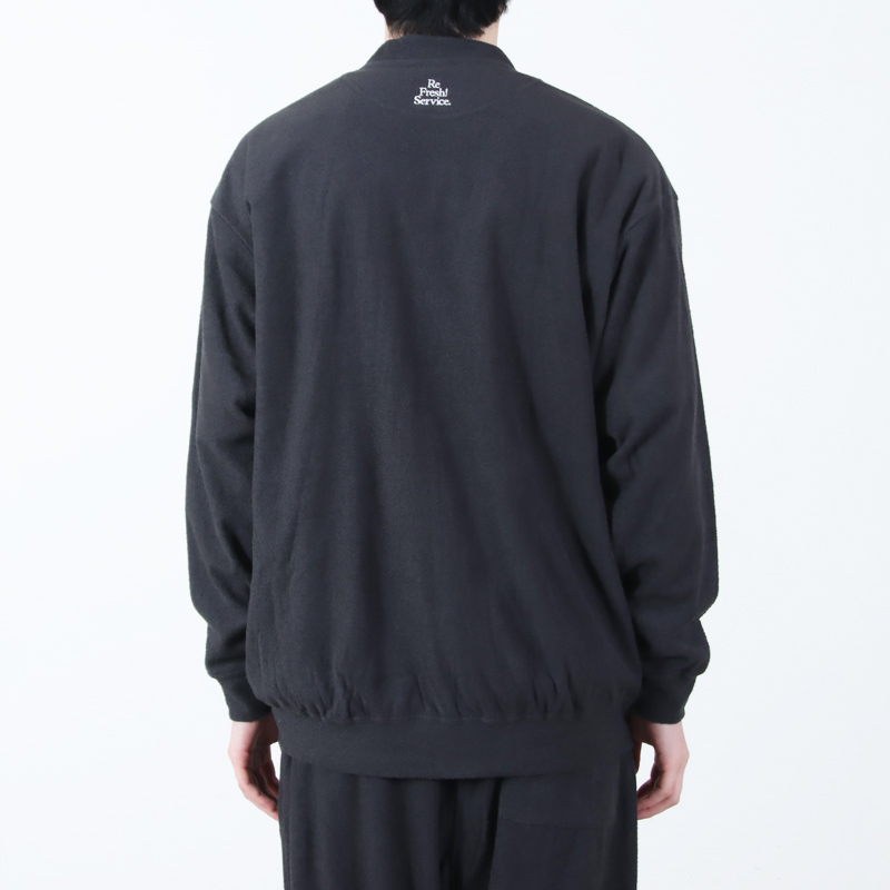 Fresh Service(�ե�å��奵���ӥ�) UTILITY PILE CARDIGAN SET-UP