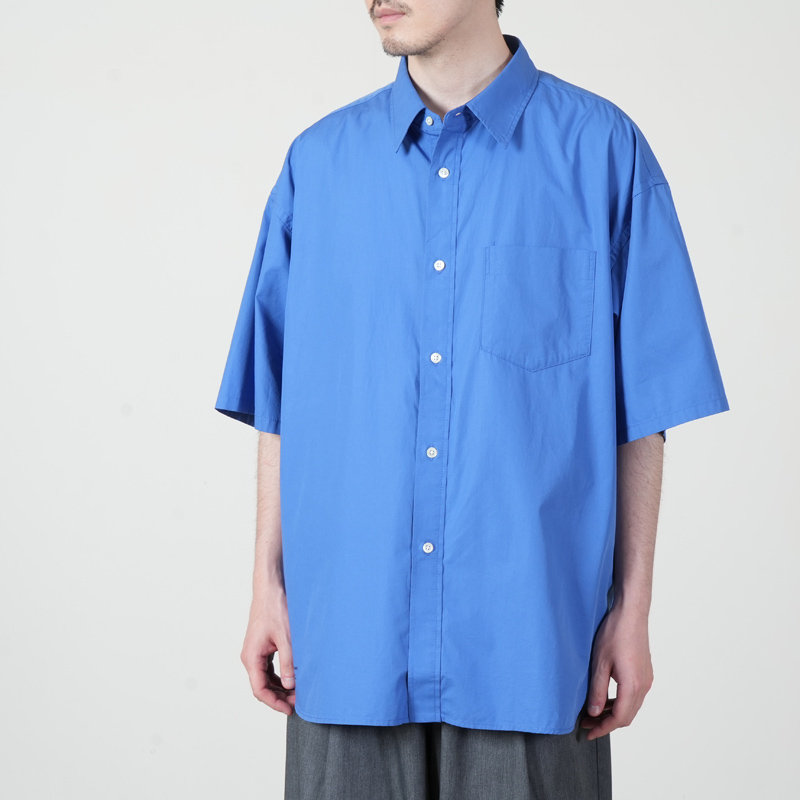 FreshService コーポレートユニフォームシャツ 青 Fresh Service (フレッシュサービス) CORPORATE UNIFORM S/S SHIRT