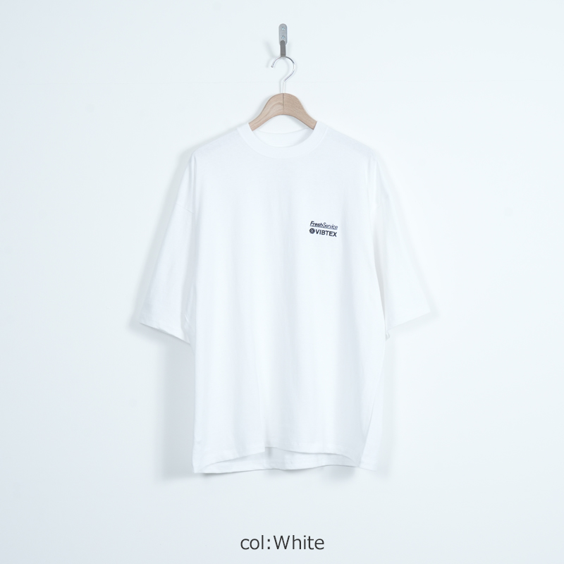 Fresh Service(�ե�å��奵���ӥ�) VIBTEX for FreshService S/S CREW NECK TEE