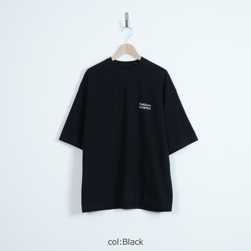 Fresh Service(�ե�å��奵���ӥ�) VIBTEX for FreshService S/S CREW NECK TEE