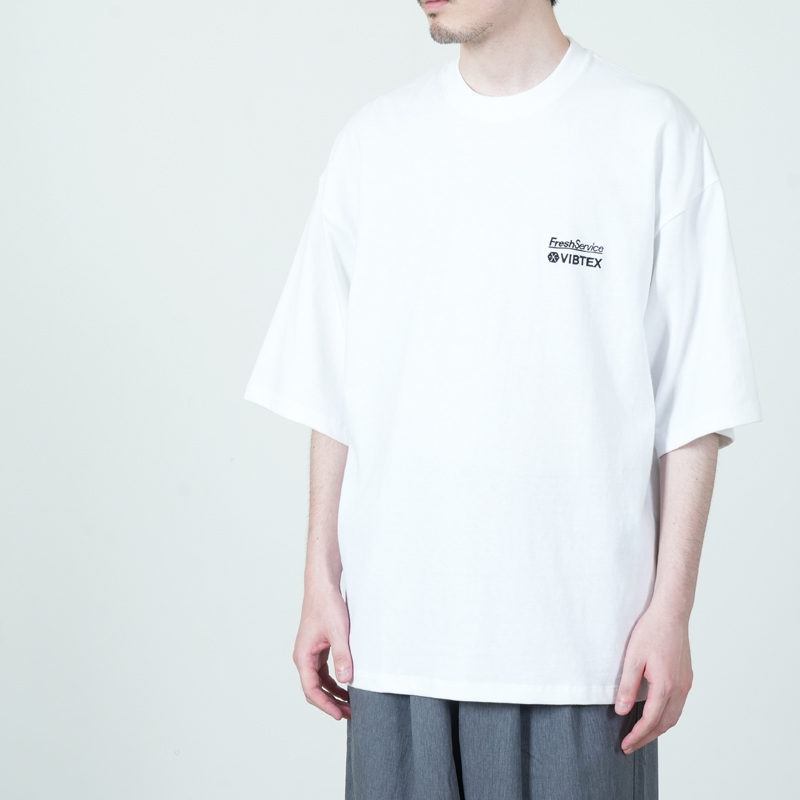 Fresh Service(�ե�å��奵���ӥ�) VIBTEX for FreshService S/S CREW NECK TEE