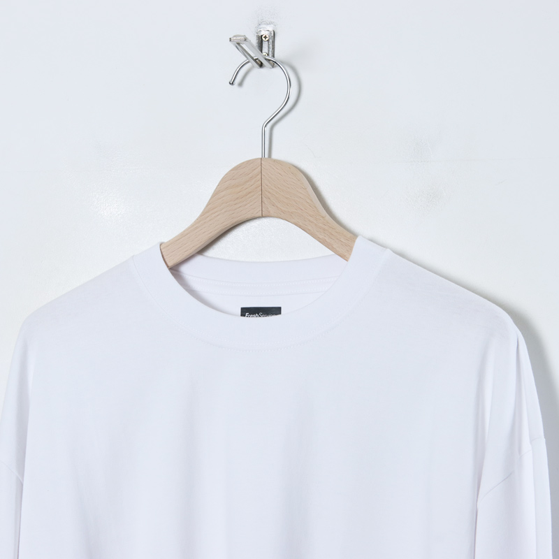 【Fresh Service】2-Pack Corporate L/S Tee Fresh Service / 2-PACK CORPORATE L/S TEE - WHITE – redtriangle