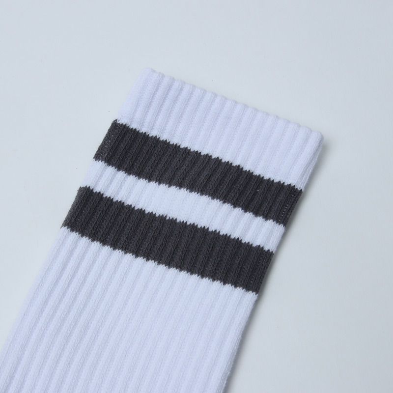 Fresh Service(եå奵ӥ) 2-PACK LINE CREW SOCKS