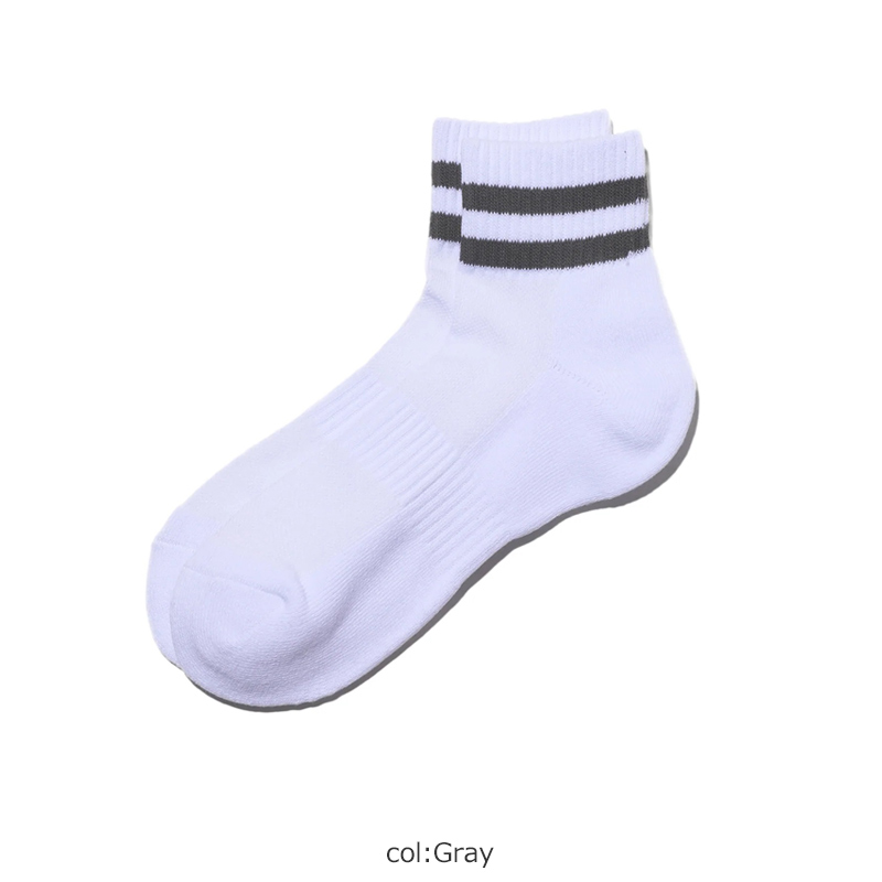 Fresh Service(եå奵ӥ) 2-PACK LINE SHORT SOCKS