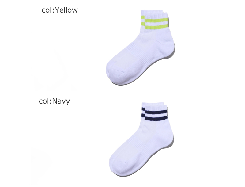 Fresh Service(եå奵ӥ) 2-PACK LINE SHORT SOCKS