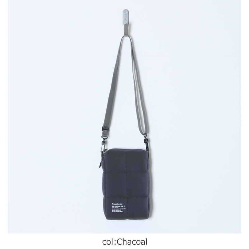 Fresh Service(フレッシュサービス) QUILTED CUBE BAG_S