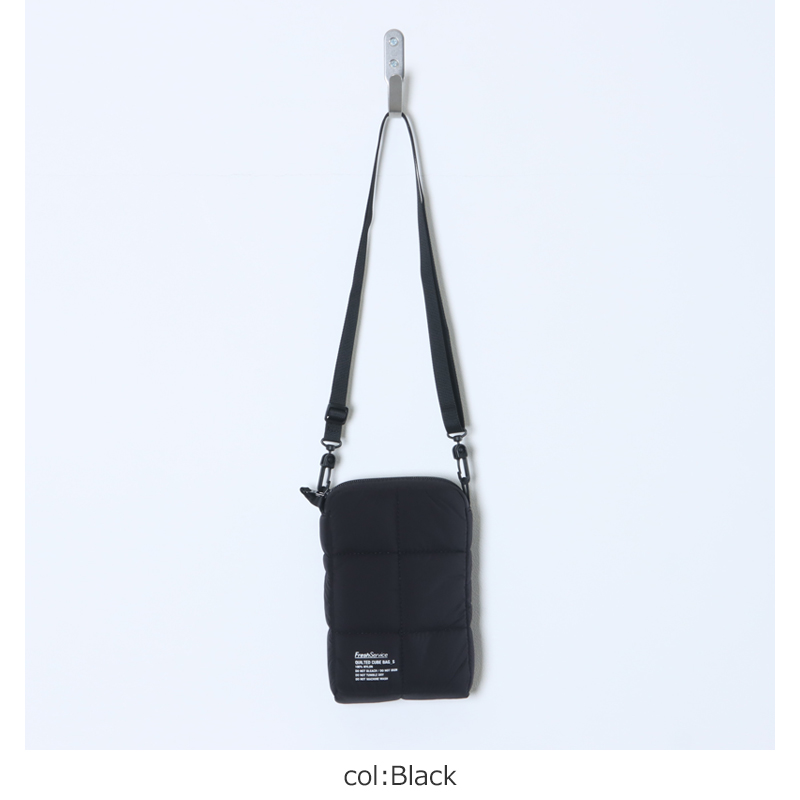 Fresh Service(フレッシュサービス) QUILTED CUBE BAG_S