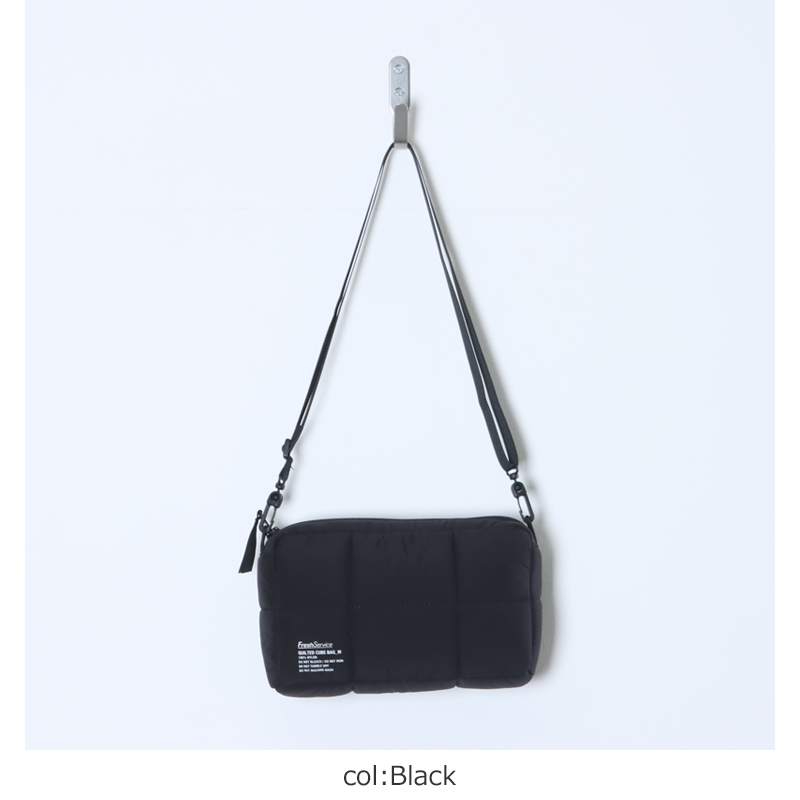 Fresh Service(フレッシュサービス) QUILTED CUBE BAG_M