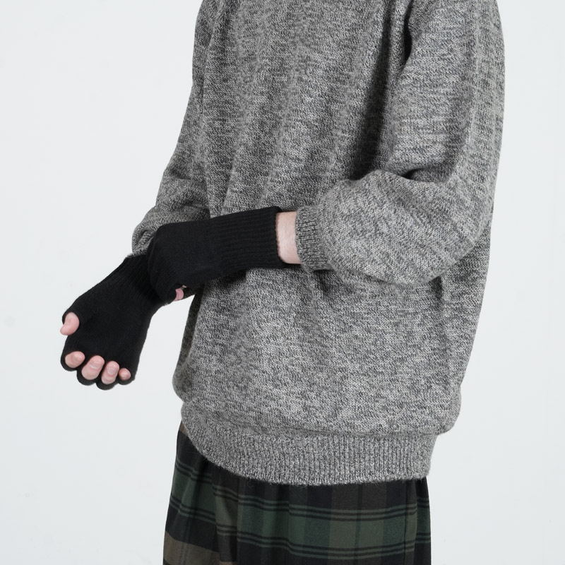 Fresh Service(եå奵ӥ) THERMAL RIB KNIT FINGERLESS GLOVES