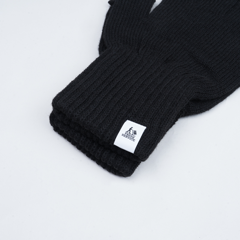 Fresh Service(եå奵ӥ) THERMAL RIB KNIT FINGERLESS GLOVES