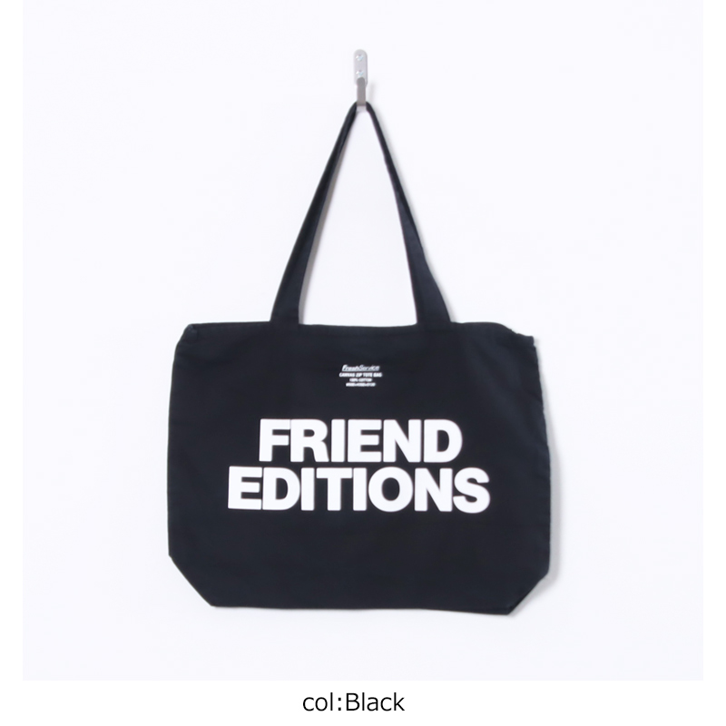 Fresh Service(�ե�å��奵���ӥ�) FRIEND EDITIONS CANVAS ZIP TOTE BAG