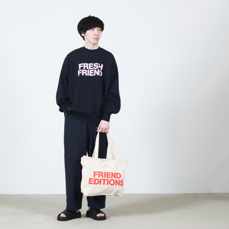 Fresh Service(�ե�å��奵���ӥ�) FRIEND EDITIONS CANVAS ZIP TOTE BAG