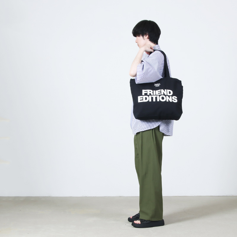 Fresh Service(�ե�å��奵���ӥ�) FRIEND EDITIONS CANVAS ZIP TOTE BAG