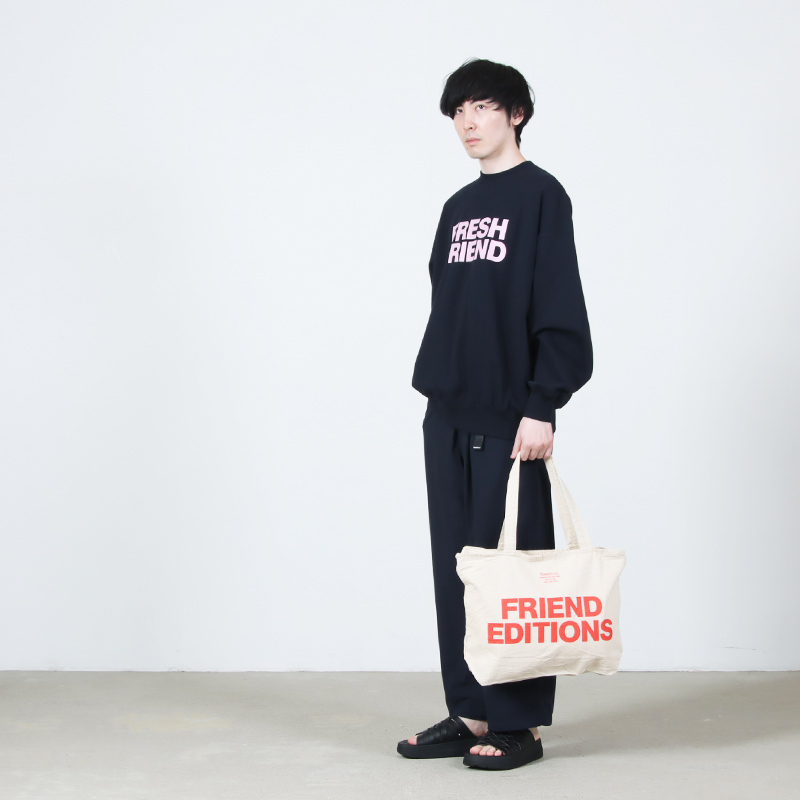 Fresh Service(�ե�å��奵���ӥ�) FRIEND EDITIONS CANVAS ZIP TOTE BAG